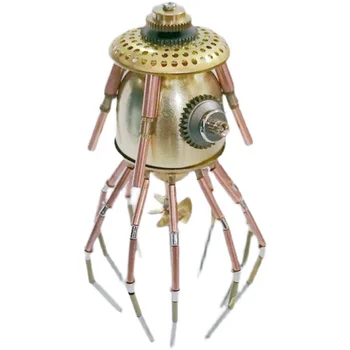 3D steampunk vēja mehāniskās medūzas full metal paraugs, tīrs roku darbs amatniecības radošā dzimšanas dienas dāvanu rotājumi - Gatavais Produkts