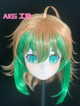 (AL37) Pielāgot Varonis Sieviete/Meitene Sveķu Pusi/ Pilna Galva Ar Bloķēšanas Cosplay Japāņu Anime Spēle, Lomu Kigurumi Maska