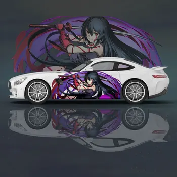 Akame ga Nogalināt anime Auto uzlīmes sānu grafikas, automašīnas modifikācijas piederumi sāpes auto sacīkšu iepakojuma uzlīmes dekoratīvās uzlīmes