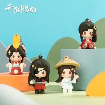 Anime Heaven Ierēdņa Svētību Keychain Tian Guan Ci Fu Xie Lian Hua Cheng Mugursoma Soma Kulons Kawaii Karikatūra Modeli, Lelle, Rotaļlieta