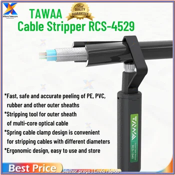 Apaļā Cable Stripper, RCS-4529. lpp., 500 + Tīrīšanas Reizes, Piemērots Kārta Kabeļi, Optiskie Kabeļi, Diametrs 4.5-19mm