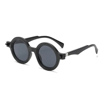Apaļā mazo rāmi saulesbrilles Hip hop ceļojumu sauļošanās, saulesbrilles neto red pašā āra ielu fotografēšanas skrejceļa saulesbrilles