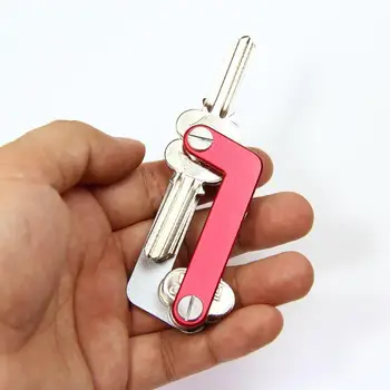 Atslēgu Turētājs Daudzfunkcionāls Metāla Keychain Vīriešiem Un Sievietēm Pāris Taustiņu Klips, Smart Key Uzglabāšanas Galvenais Organizators Taustiņu Soma Smartkey