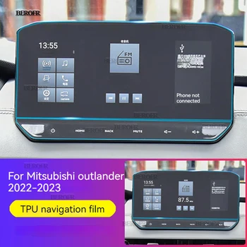 Auto GPS navigācijas aizsargplēvi LCD ekrāns, TPU filmu Ekrāna aizsargs Anti-scratch filmu PPF Par Mitsubishi outlander 2022-2023