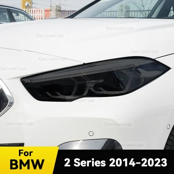Automašīnas Lukturi aizsargplēvi Priekšējais Lukturis Black TPU Filmu Piederumi Uzlīmes BMW 2 Series F22 F23 F44 G42 2014-2023