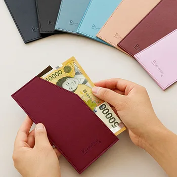 Ekspozīcijas Naudu Klipus Jaunu Korejiešu Versija Kabatas Ultrathin Nulles Somas Konfektes Krāsu Papīra Naudiņas Klipu Kartes Turētāju Naudas Monētas Kabatā
