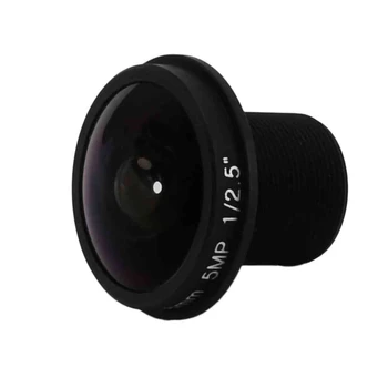 HD Fisheye Cctv Lens 5MP 1,8 Mm M12x0.5 Stiprinājums 1/2.5 F2.0 180 Grādu Video Novērošanas Kameras Cctv Lēcas