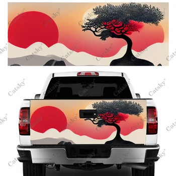 Japāņu Stila Mākslas Auto uzlīmes kravas astes modifikācijas krāsošana auto piederumi apdares uzlīmes kravas astes krāsošana uzlīmēm