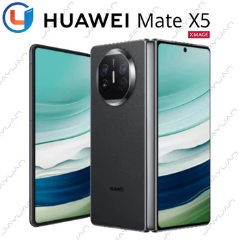 Jaunas Oriģinālas Huawei Mate X5 Salocīts Ekrāna Mobilo Tālruni 7.85 Collas Kunlun Stikla Ekrāna HarmonyOS 4.0 Kirin 9000S NFC Viedtālrunis