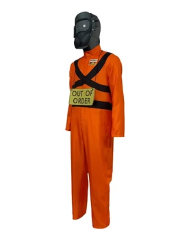 Jaunu Spēli Letālā Uzņēmuma Cosplay Darbinieku Formas Tērpu Halloween Šausmu Tērpos Jumpsuit Masku Aksesuāri Pieaugušajiem Bērniem, Bodysuits