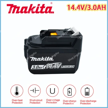 Makita 14,4 V 3.0 AH 4.0 Ah 5.0 AH 6.0 Ah BL1430 BL1415 BL1440 196875-4 194558-0 195444-8 uzlādējams akumulators LED indikators