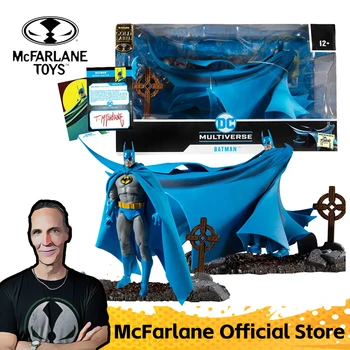 Mcfarlane Rotaļlietas 1/10 Rīcības Attēls Batman Gadā Divus Zelta Etiķete DC Multiverse modeļu Lelle Garāžas Komplekts