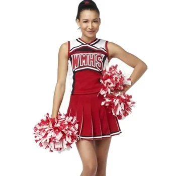 Meitene Karsējmeiteņu Kostīms Līksmība Style, Karsējmeitenes Universitāte Karsējmeiteņu Kostīms Fancy Dress Uniform vidusskola Glee Club Apģērbs