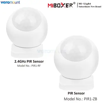 MiBoxer PIR1-RF/ZB PIR Centrālās Ķermeņa Sensoru (2.4 GHz)/(Zigbee 3.0) Intelligent Saistīti Kustību Noteikšana Strip Gaismas Spuldzes