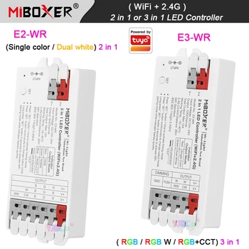 Miboxer 2.4 G Tālvadības WiFi Vienu krāsu/Dual white 2 in 1 LED Lentes RGB Kontrolieris/RGBW/RGBCCT 3 in 1 Gaismas lentes Reostats