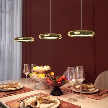 Mūsdienu Mājās pusdienot ēdamistaba Piekariņu gaismas iekštelpu apgaismojums Griestu lampas dekors gaismas lustra, dekoratīvās iekštelpu apgaismojums