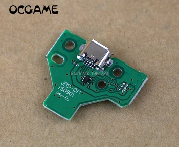 OCGAME 50gab/daudz Par PS4 JDS-011 12Pin Ports Uzlādes Ligzda Valdes Rīkoties USB Uzlādes Valdes Playstation 4 Kontroliera Remonts