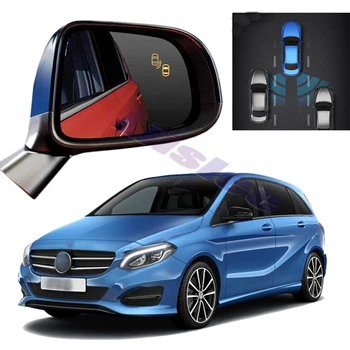 Par Mercedes Benz B MB W246 2011 2013 2015 2017 2018 Auto BSM BSD BSA Radaru Brīdinājums Drošības Braukšanas Signāls Spoguļi Noteikšanas Sensors