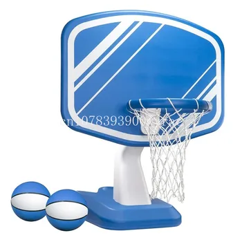 Pārnēsājams Mini Izturīga Baseina Zils Ūdens Basketbola Stīpas Stāv LQ002 Splash Hops Baseins Basketbola Spēle Noņemams