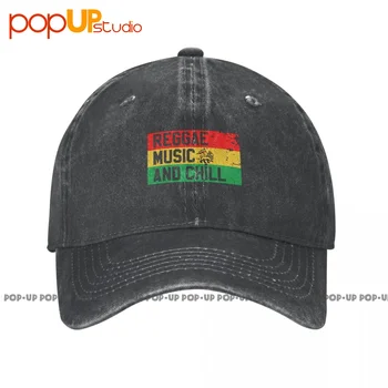 Regeja Mūzikas & Chill Dub Bob Marley Saknes Dancehall Peter Tosh Jamaika Mazgā Džinsa Beisbola Cepure Trucker Cepures Jaunas