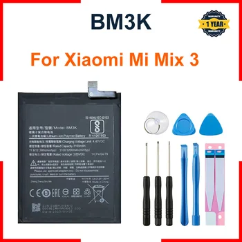 Xiao Mi Akumulatora BM3K 3200mAh Par Xiaomi Mi Sajauc 3 Mix3 Augstas Kvalitātes Rezerves Baterijas