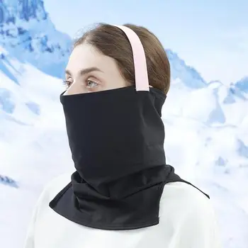 Ziemā slēpošana maska Kakla Gaiter galvas apsējs Sejas Segtu Kakla Šalli Siltāks Elastīgu Saules Dzesēšanas Putekļu UV Aizsardzību, Elastīgu sejas maska