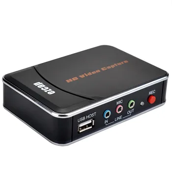 ezcap280 1080P HDMI, YPBPR Sastāvdaļa HD Spēle Capture for Xbox 360 Vienu PS3 PS4 Wii U Atbalsta Mic input HDMI Spēle Ieraksti