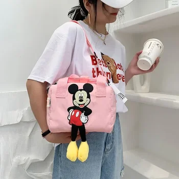 Jaunās Disney multfilmas Plecu Somas Karikatūras Mickey Mouse Neilona Soma Sieviešu Messenger Bag Cute Anime Modes Rokassomu Dāvanas