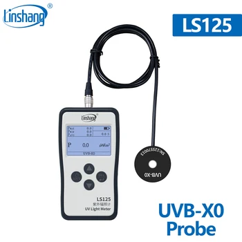 Linshang Noņemams Sensors LS125 UVB-X0 Zondes UV Intensitāte Skaitītāja Pārbaude UVB Gaismas Avots, Maksimālā Viļņa 297nm 308nm 313nm