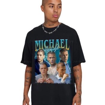 Michael Scofield Vintage Un Noteicēji Ir Nelegālā Alkohola Krekls Sumināšana Prison Break Tshirts Vīriešiem Luksusa
