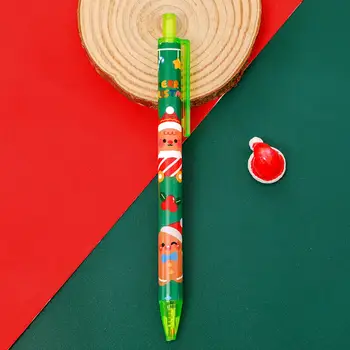 Rakstīšanas Gēla Pildspalvas Dinamiskas Ziemassvētku Lodīšu Pildspalvas ar Izsmalcinātu Modeļiem Ultra-fine Punktu Gēla Pildspalvas Rakstīšanai Košas Krāsas
